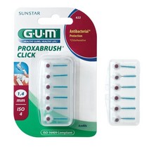 GUM 검 프록사브러쉬 치간칫솔 리필 622 6개입, 6개, 1개