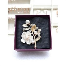 [로뎀] 세이브존05 Eleganc 패션 자개 플라워 브로치3 RD23010112