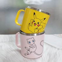 포켓몬스터 식기세척기 스텐컵L 피카츄 (580967)유아 아동 물컵 양치컵