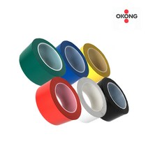 오공 바닥라인테이프 48mm x 30m 6가지색상 1EA, 옐로우