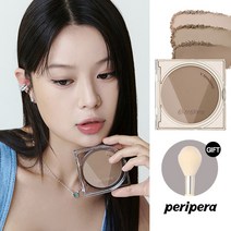 [SET] 페리페라 브이 쉐딩 (AD) + 컨투어 브러쉬 (랜덤발송), 옵션_002 딥브라운, 1개