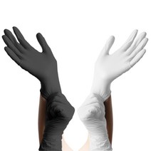 퀸센스 니트릴 장갑 100매 요리용 의료용 작업용 장갑, S 화이트(100매)