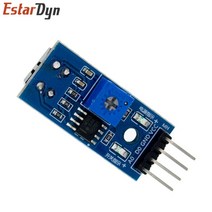 TCRT5000 적외선 반사 센서 Arduino 다이오드 3 극관 보드 3.3v 용 IR 광전 스위치 배리어 라인 트랙 모듈, 한개옵션0