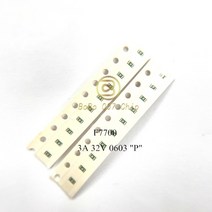 i710700 10-100 Macbook Air A1466 F7700 백라이트 퓨즈 3A 32V 0603 "P" 메인 보드, 02 50pcs