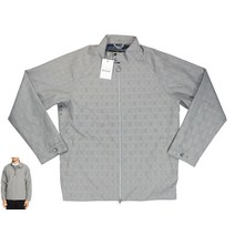 바버 Barbour Brigard 체크ered Full Zip 프론트 부드러운 Shell 남성s 재킷 XL NWT 그레이 112506