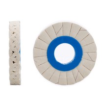 목공공구 Biesse KDT Nanxing Shunde Homag 엣지 밴딩 머신 액세서리 용 버핑 휠 패브릭 및 철 코어 연마 2 개, 02 150x50x20mm S