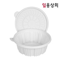 친환경 탕용기 JH 220파이 소 1800ml 100세트 PP 백색, 단품, 단품