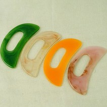 괄사마사지 얼굴괄사 경락도구 도구 괄사 마사지, 초록CM002671