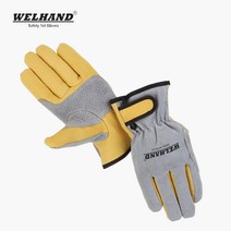 웰핸드 AR-YG 알곤용접장갑 캠핑용 레저용 돈피+양피가죽 내피있음 WELHAND