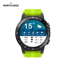 GPS 스마트워치 노스엣지 크로스핏2 나침반 블루투스 고도계 심박수 스포츠, 초록, 협력사