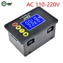 타이머 DC 12V 24V AC 110V 220V 프로그래밍 가능 디지털 시간 지연 스위치 릴레이 T2310/ T3230 오픈 제어 모듈 0-999 s/min/hour, [04] AC 110-220V, 04 AC 110-220V