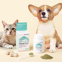 한미헬스케어 플라그프리 (강아지 고양이 구강건강 파우더 치석 및 입 냄새 제거 예방용)