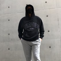 스플렌더 오버핏 후드티셔츠 후드맨투맨(BK) SPWHD2133