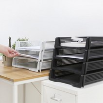 학원 사무실 책상 이면지 문서 정리함 A4 서류정리함, 세로 그레이