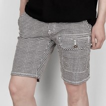 오너클랜 체크패턴 남자 반바지 비치룩 패션 코디 여름옷 팬츠[WA403C4]