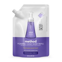 메소드 Method 포밍 핸드 워시 리필용 프렌치 라벤더 828ml, 1개