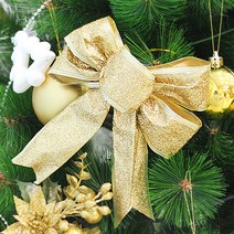 (주)파티해 트리장식리본 2.5CM, 골드