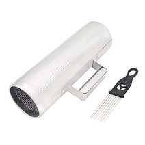 Mowind Stainless Steel Guiro 12” 4” Percussion Instrument Musical Training Tool with Scraper, 1
