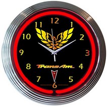 Neonetics Trans Am Neon Wall Clock 15-Inch, 1