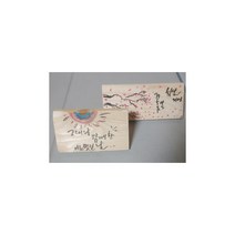 나무팻말 나무이름표 원목팻말 미니명패 켈리그라피 우드버닝 목재재료, 20cmX9cm