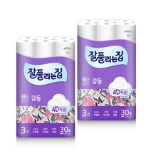 잘풀리는집 감동 롤화장지 25m, 30롤, 2팩