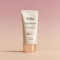 달바 비건 톤업 선크림 50ml / 최대 53% / 혼합자차 핑크빛 광채 물광 윤광 / 베이스 파데 프리 데일리 필수템 / 자외선 차단제, [단품]톤업50ml(1개)