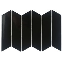 중앙데코 뉴 헤링본 타일(287x205mm), 1장, 블랙유광