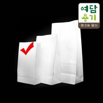 유산지 감자 화이트-소 빵 각대봉투 노루지 100개, SG0232 / 100개