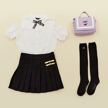 더데이걸 [쇼핑점] 주니어 여름 데일리 아이템&이월특가_반팔티/반바지/상하세트/원피스/레깅스~!! [소녀감성 오프숄더 블라우스] TGBW21402