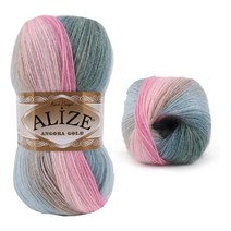 마마니트 new 알리제 앙고라골드 바틱, 2970 스카이혼합, 1개