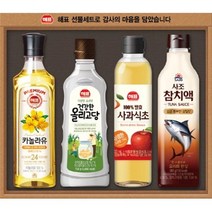 사조 답례 감사 명절 선물세트 카놀라유 참치액 식초외 안심특선 SJ1호 교회 회사 단체 학교 친구 병문안, 1개