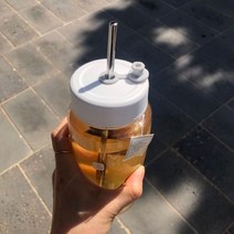 [천삼백케이] [더소가] 더소가 트라이탄물병 리유저블텀블러 480ml + 홀더+빨대캡, 단품