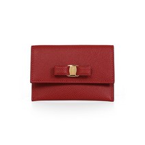 페라가모 [페라가모 FERRAGAMO] 22 D155 0683531 바라 보우 Bara bou 여성 카드지갑 레드