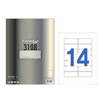 폼텍 반투명 라벨 LC 3108 14 칸 매 라벨지 레이 져라벨 용지, 상세페이지 참조, 상세페이지 참조, 상세페이지 참조