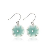 박씨상방 고급 도자기청자 연꽃 귀걸이