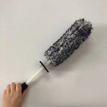 크롬휠복원 크롬붓페인트 세차 슈퍼 브러시 마이크로 화이버 프리미엄 휠 미끄럼 방지 핸들 림 스포크 배, [01] grey, 01 grey