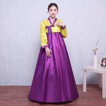 여성 여자 전통 클래식 기본 한복 저고리 치마 세트 사극촬영 생활한복 대여점한복