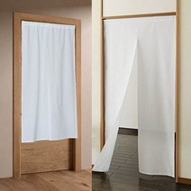 (맞춤제작) 순면 도어 방문 베란다 가림막 수납장 문가리개커튼