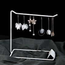 귀고리 링 홀더 키링 열쇠고리 악세사리 걸이 진열대 쥬얼리 쇼케이스 주얼리, _개, B.한 줄 화이트