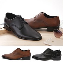 브로그맨 남자더비슈즈 정장 수제 발편한 빅사이즈 3.5cm