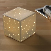 이케아 TOTTARP 토타르프 LED 탁상장식스탠드 사각형 배터리식 화이트조명 503.927.36 무드등