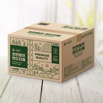 숨 100% 천연펄프 무형광 핸드타올 5000매 키친타올 페이퍼타올, 1개