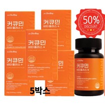 닥터채킹 커큐민 비타플러스 30000mg, 5box, 60정