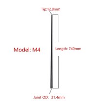 카본상대 당구큐 당구 상대 당구큐팁, 27.42+ VP2 Joint