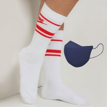 나이키 장목 스니커즈 양말 에브리데이크루삭스 흰색 3켤레+마스크