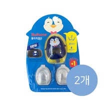 차량용 통풍구 클립형방향제 2세트 폴라패밀리 폴라프레쉬, 불스원 폴라프레쉬통풍구세트 펭구쿨허브향x2