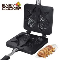 국산 붕어빵 팬 2구 붕어빵팬 붕어빵틀 기계 틀 양면팬 동우리빙아트 이지쿠커 EasyCooker 홈베이킹