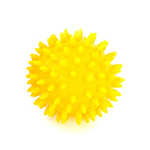 시셀 스파이키 볼 마사지볼 8cm, 옐로우, 1개