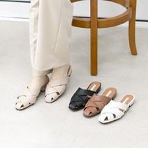 아이슈즈여성 가죽 슬리퍼 양가죽 플랫 68633