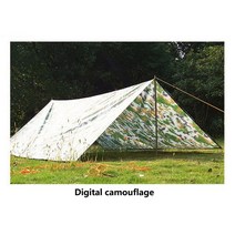 tent hammock tarp 생존 보호소 양산 캠핑 등반 텐트 매트 내마모성 방풍 비 음영 캐노피 피크닉, 3x3m